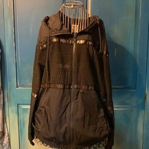 VS PINK Black Windbreaker